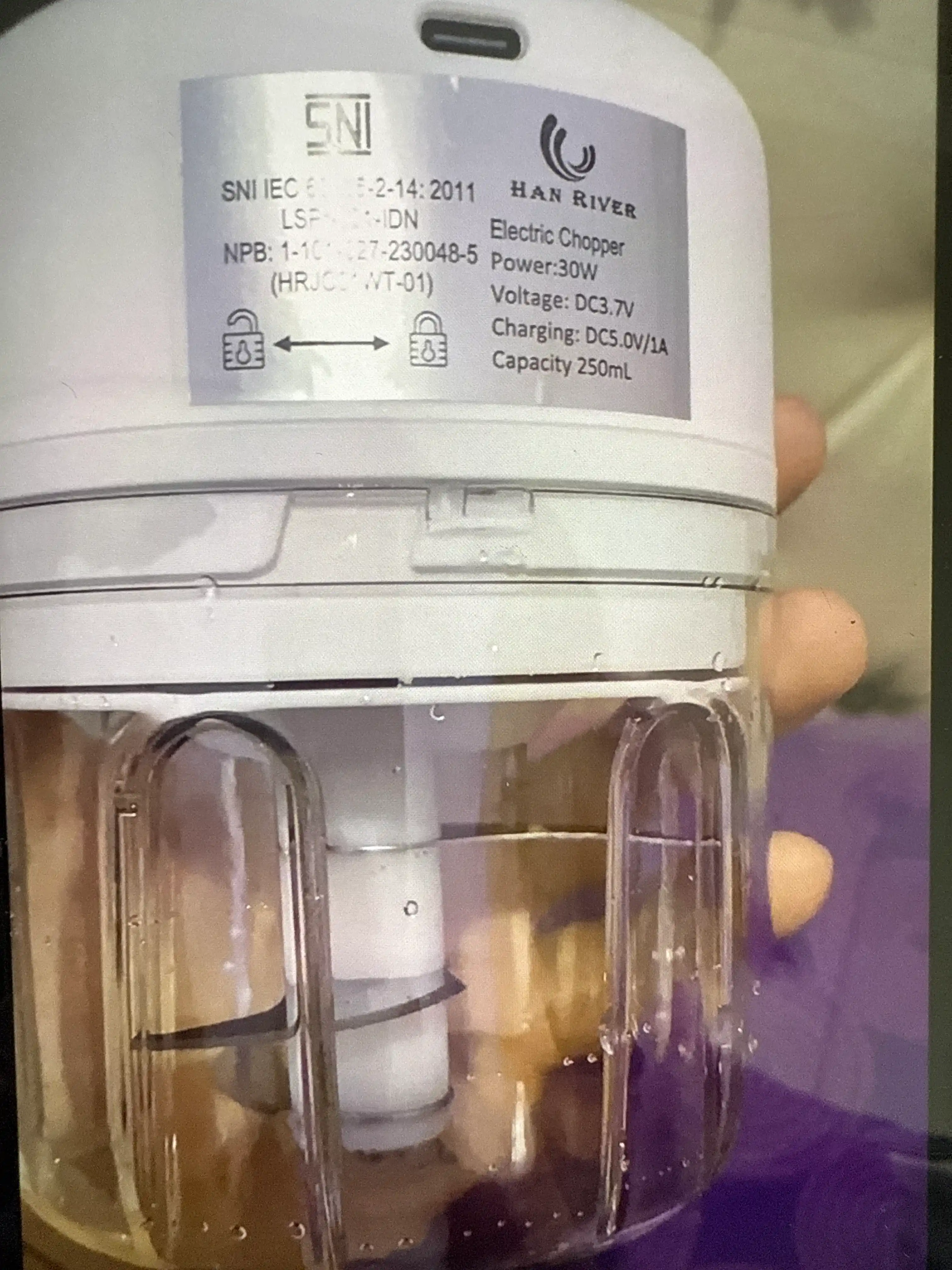Elektr blender, maydalagich, sabzavot to'sar, mikser HAN RIVER