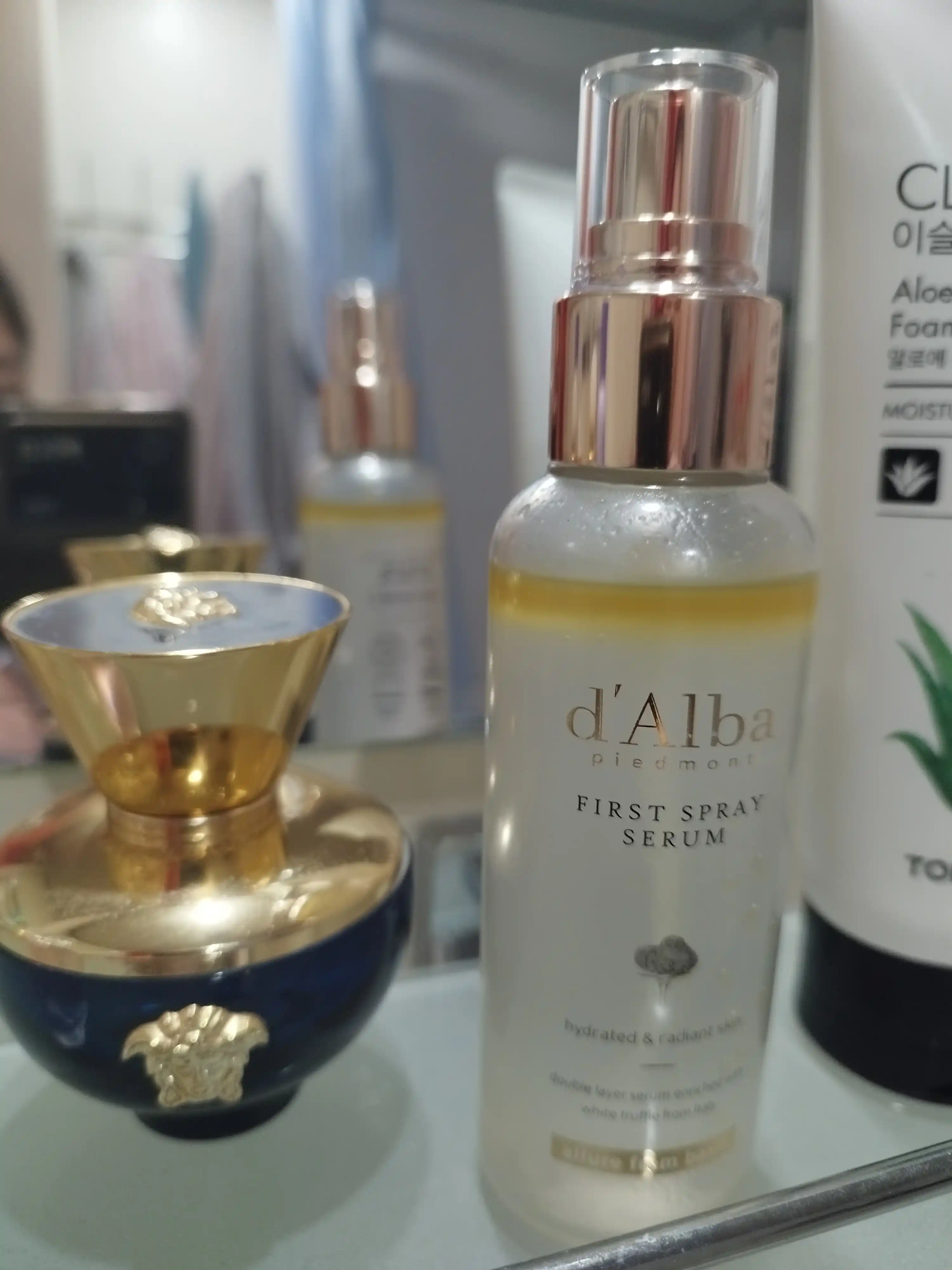 D’Alba First Spray Serum namlash uchun zardob spreyi, 100 ml