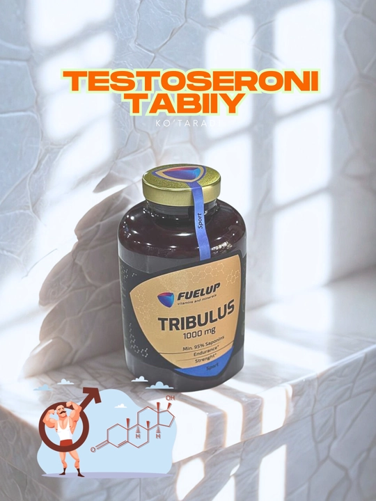 Добавка для мужчин FeulUP Tribulus, 1000 мг, 90 таблеток