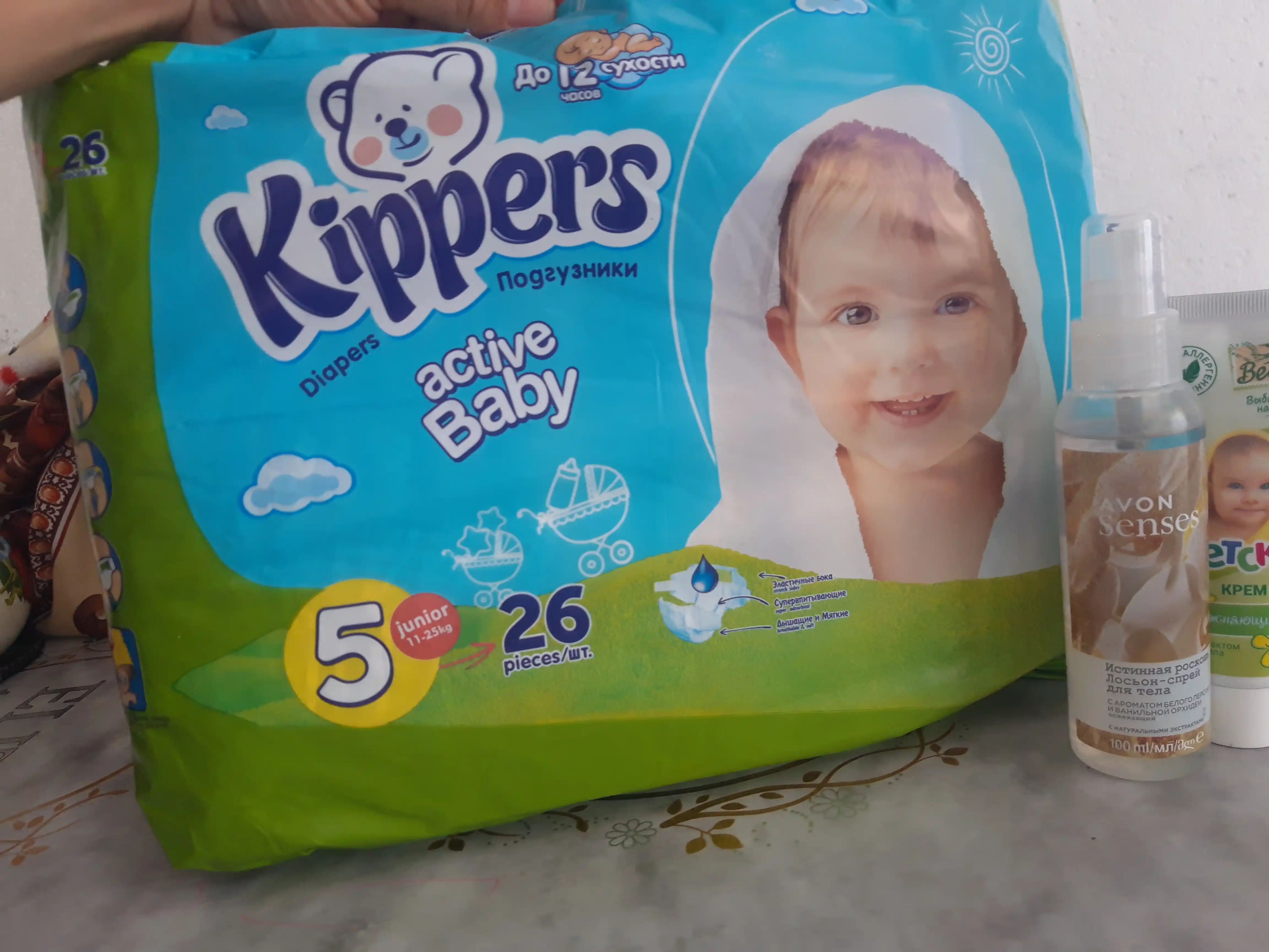 Kippers Big подгузники, памперс 2, 3, 4, 5 размер, гипоаллергенные, до 12 часов сухости