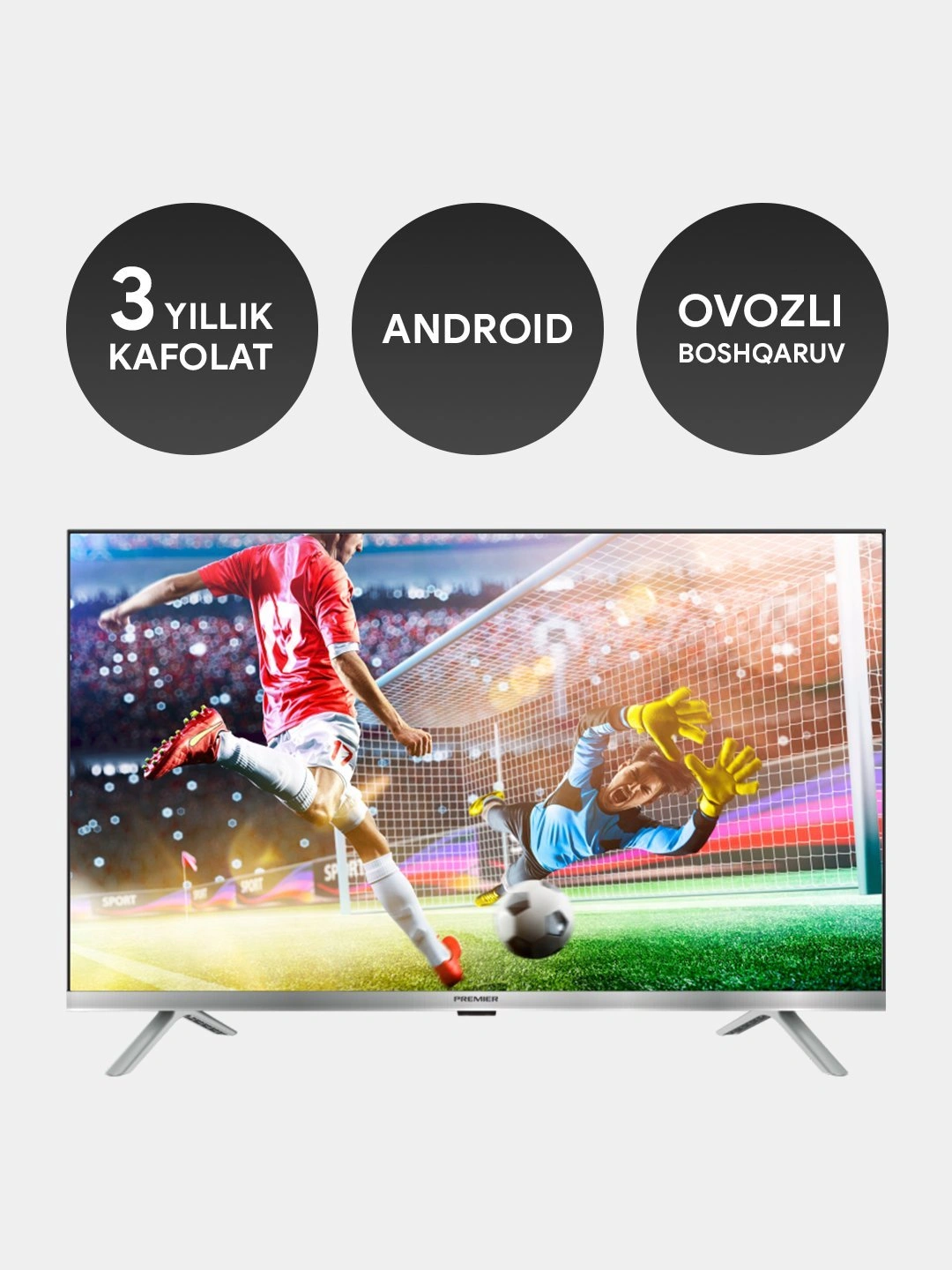 Телевизор Premier 32PRM720SV SMART VOICE за 2000000 сум по лучшей цене. Uzum Market