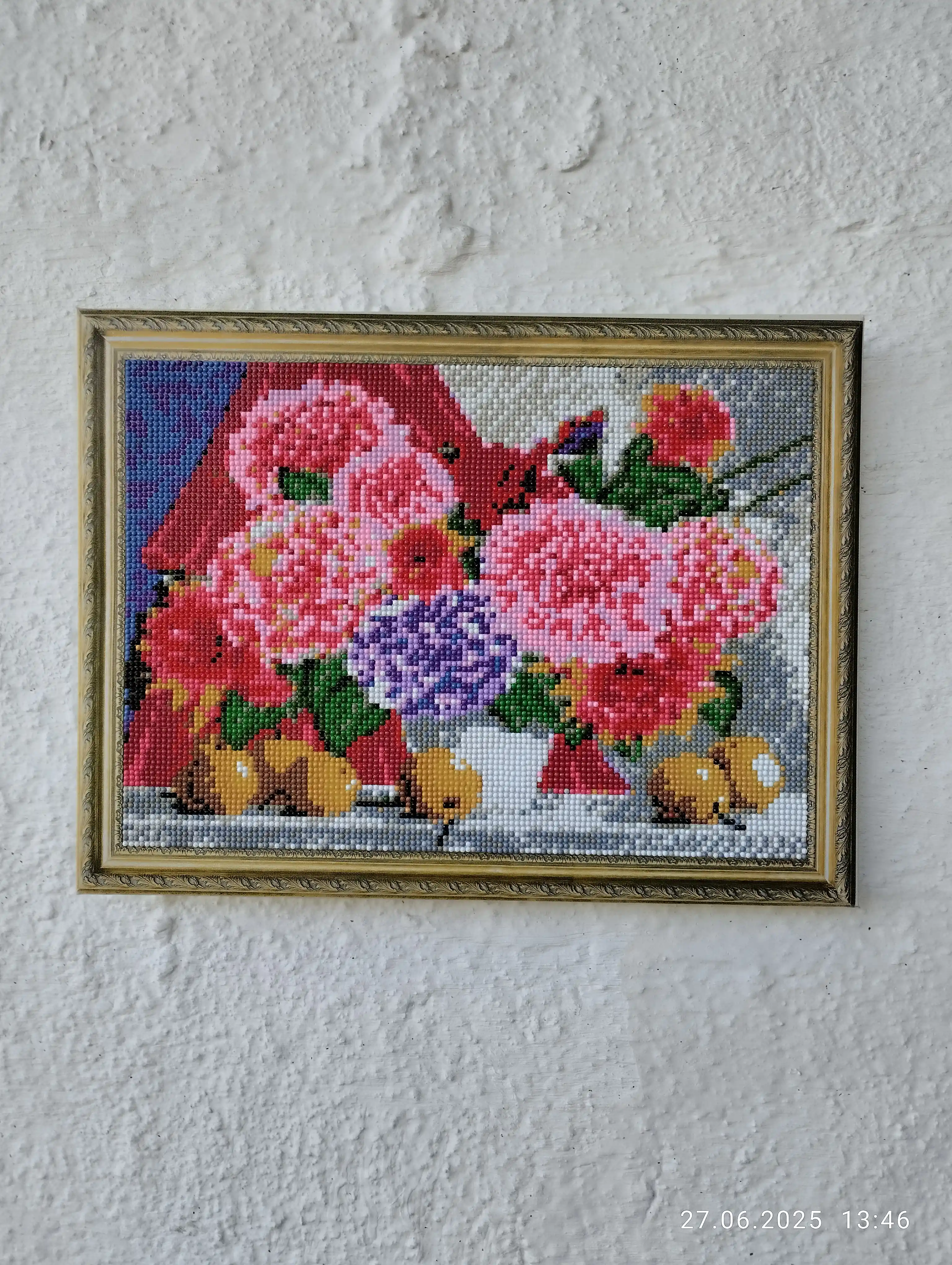 Olmos mozaika, bolalar to'plami, ijod uchun to'plam, podrama bilan, 30x40 sm, Olmos