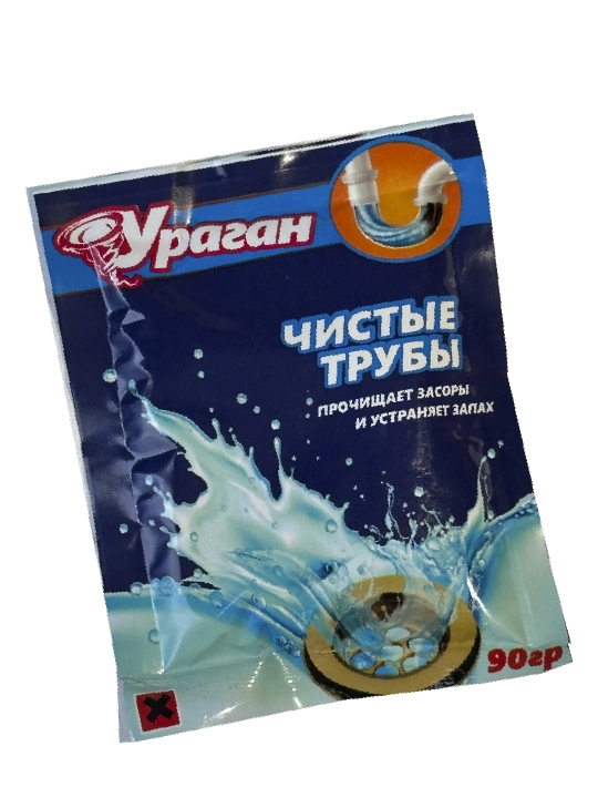 Quvurlar va kanalizatsiyani tozalash uchun vosita, 90 gr