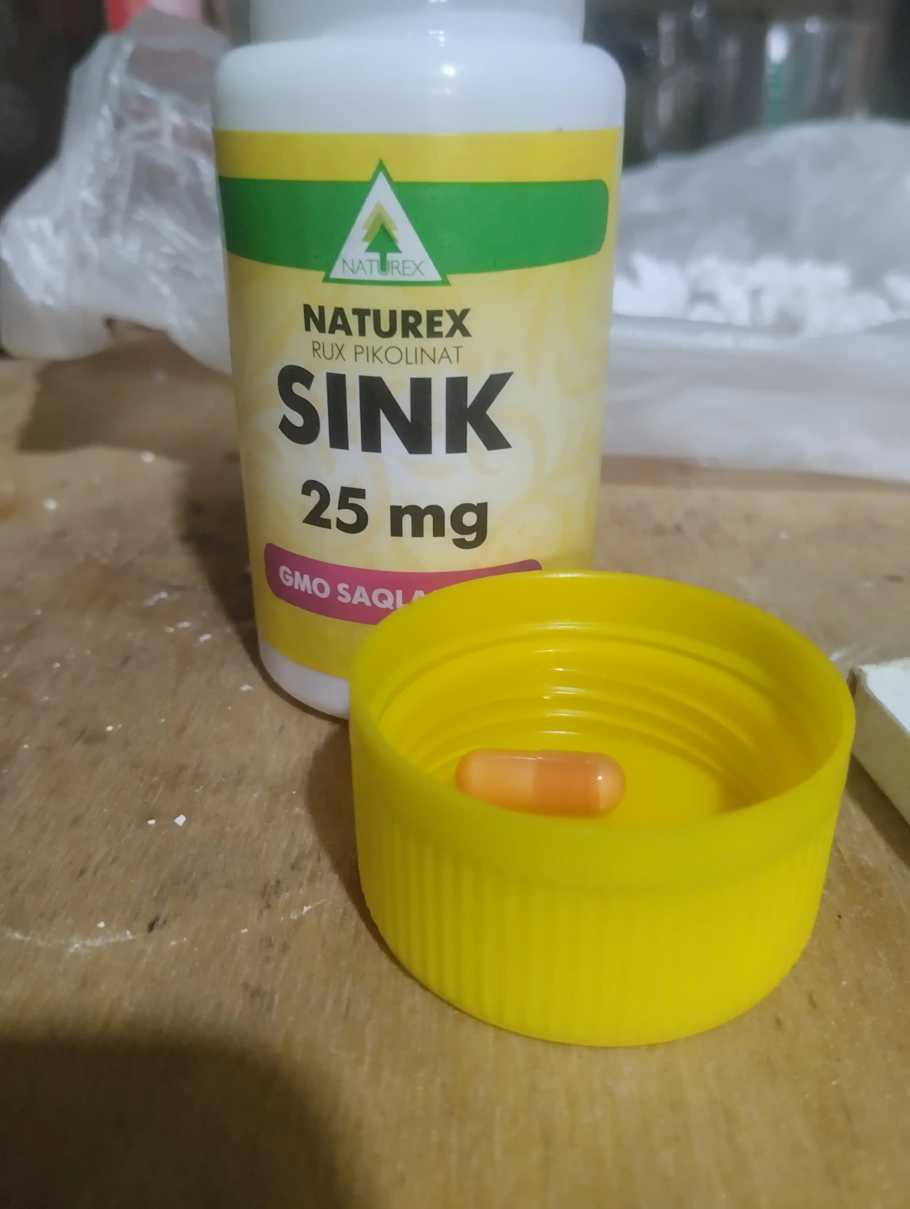 Цинк Naturex Pikolinat, 60 капсул, 25 мг