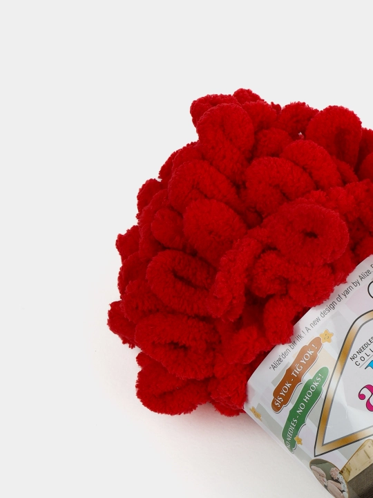 Пряжа Alize Puffy с большими петельками, однотонная