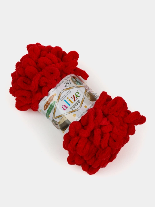 Пряжа Alize Puffy с большими петельками, однотонная