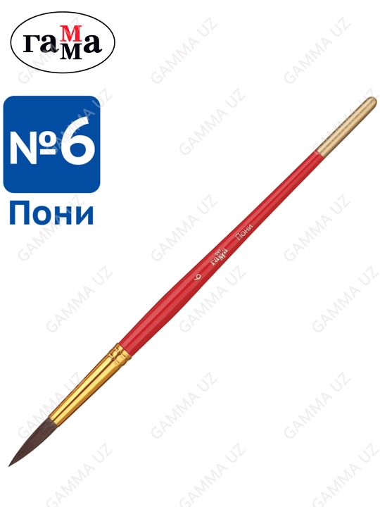 Poni cho'tkasi Gamma, dumaloq №06, 280618.04.06