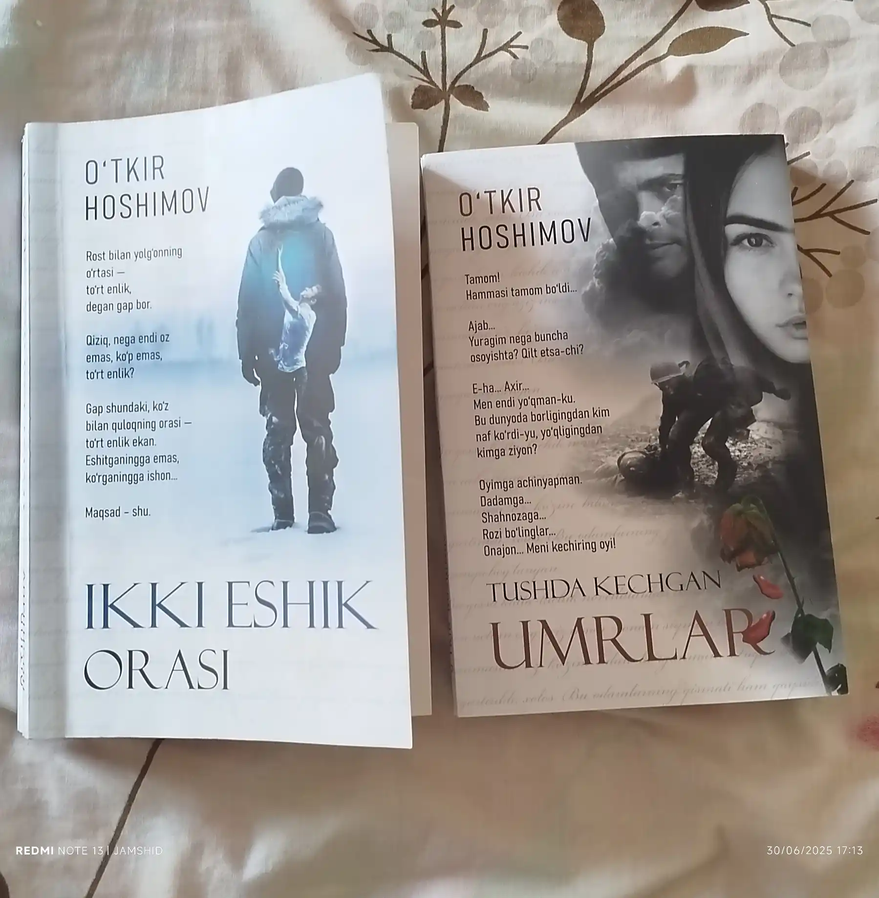 "Tushda kechgan umrlar" O'tkir Hoshimov –  o‘lmas ruh haqida kitob