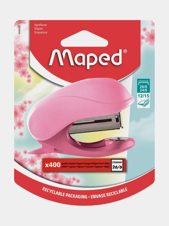 Мини-Степлер PASTEL 26/6,24/6 Maped 404000