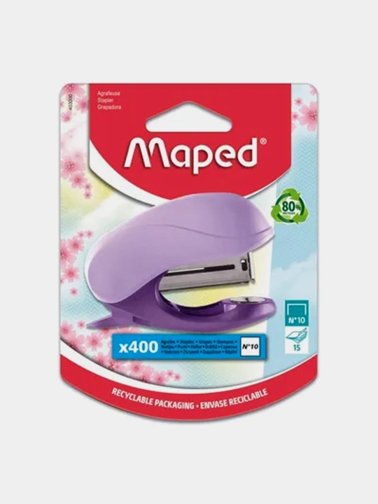 Мини-Степлер PASTEL 26/6,24/6 Maped 404000