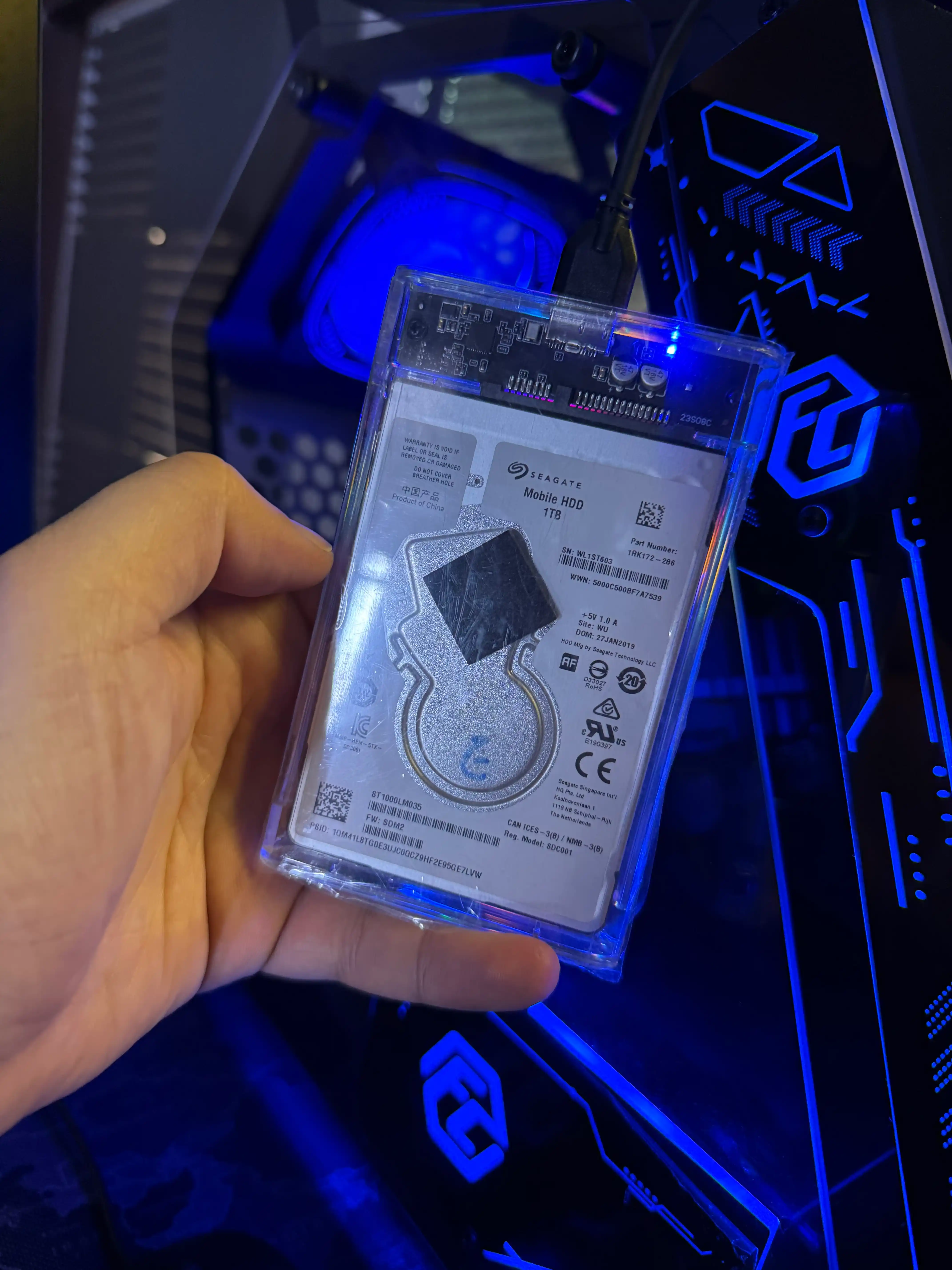 HDD SSD uchun USB 3.0 qolip keys 2.5 noutbuk qattiq diski va SSD uchun,tashqi qora quti
