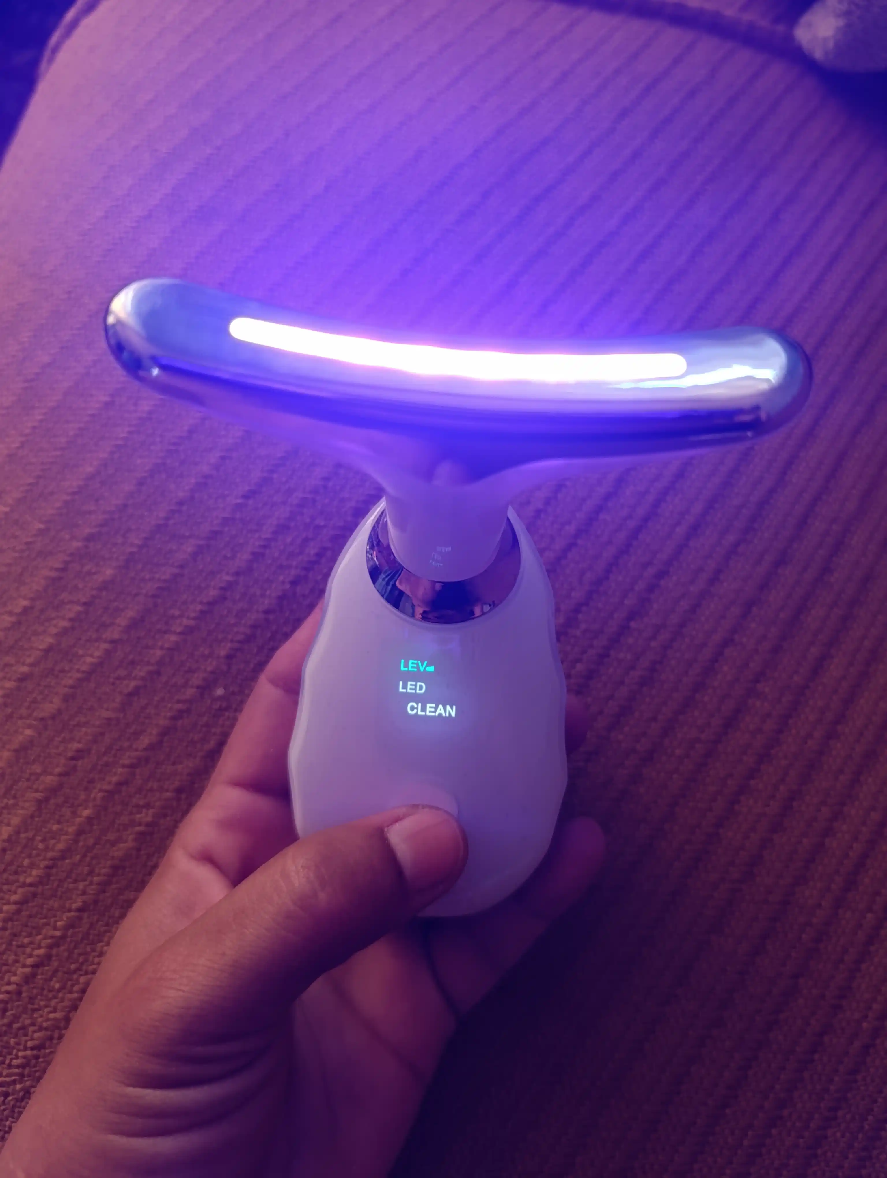Электрический массажер для лица, микротоковый, Лифтинг массажер, 7-режимов
