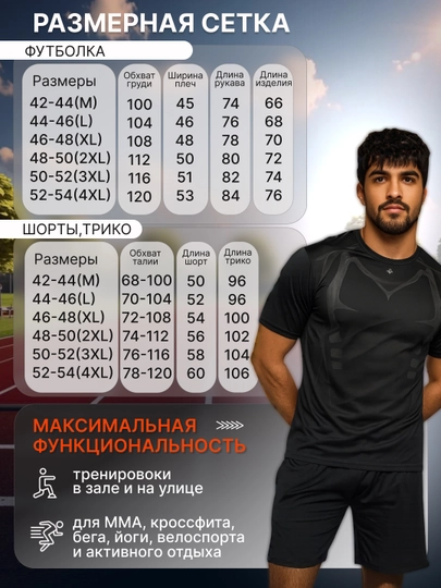 Профессиональная спортивная одежда для фитнеса, рашгард мужская, 5 в 1 и 3 в 1