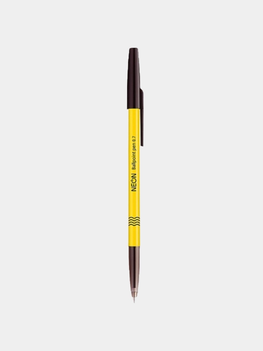 Sharikli ruchka Hatber NEON, ko'k, 0,7 mm, qopqoq va qisqichli, turli ranglar, 3 dona (7CB_50072)
