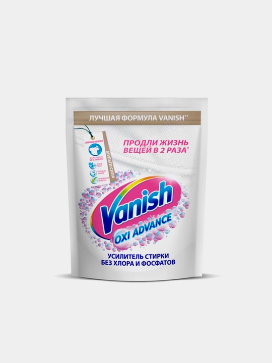 Пятновыводитель, VANISH Oxi Advance, для белых тканей, 250 гр