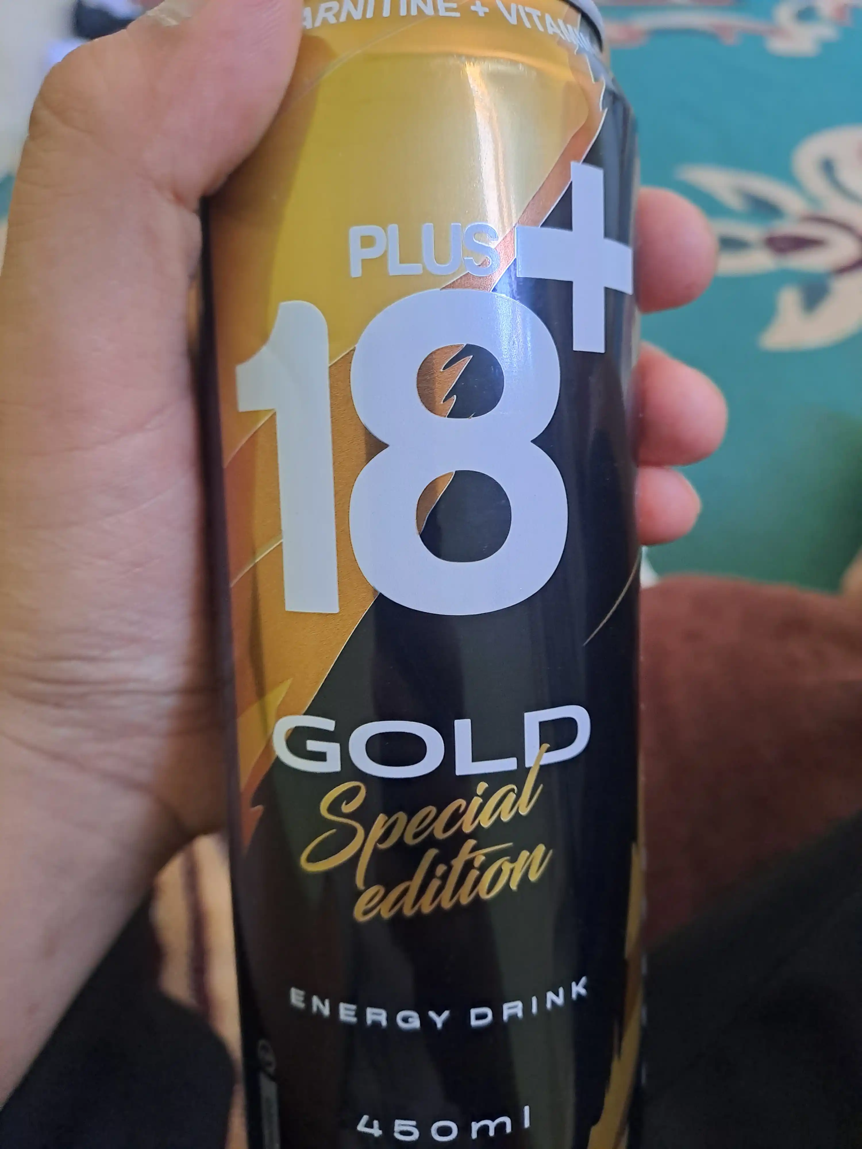 Energetik ichimlik plyus 18+ 0,45l  GOLD SPECIAL EDITION