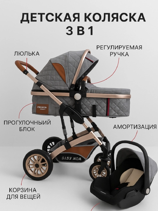 Коляска 3 в 1