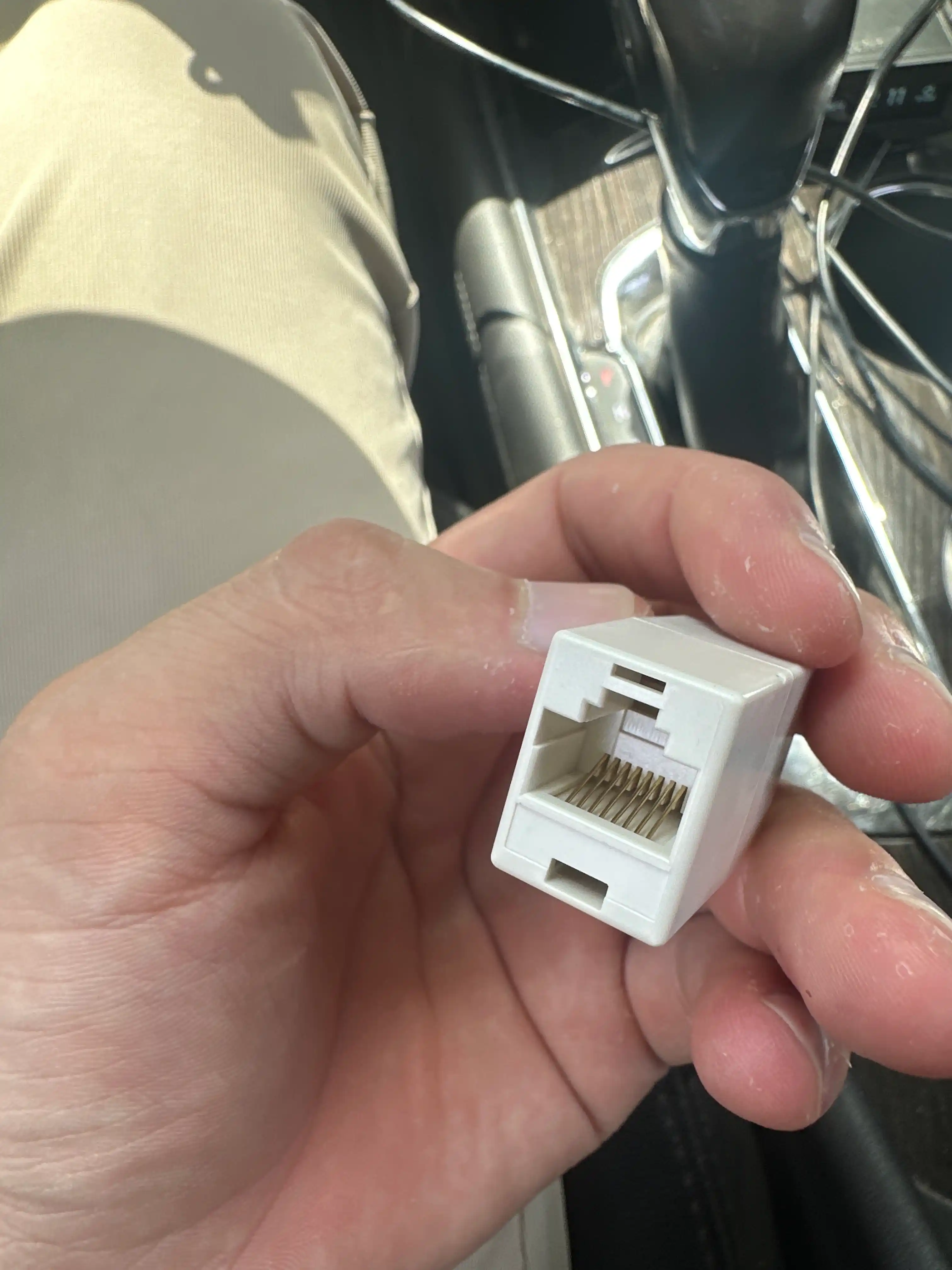 LAN o'tish adapteri RJ45 Internet kabelini ajratuvchi, tarmoq va Internet kabelini ulash
