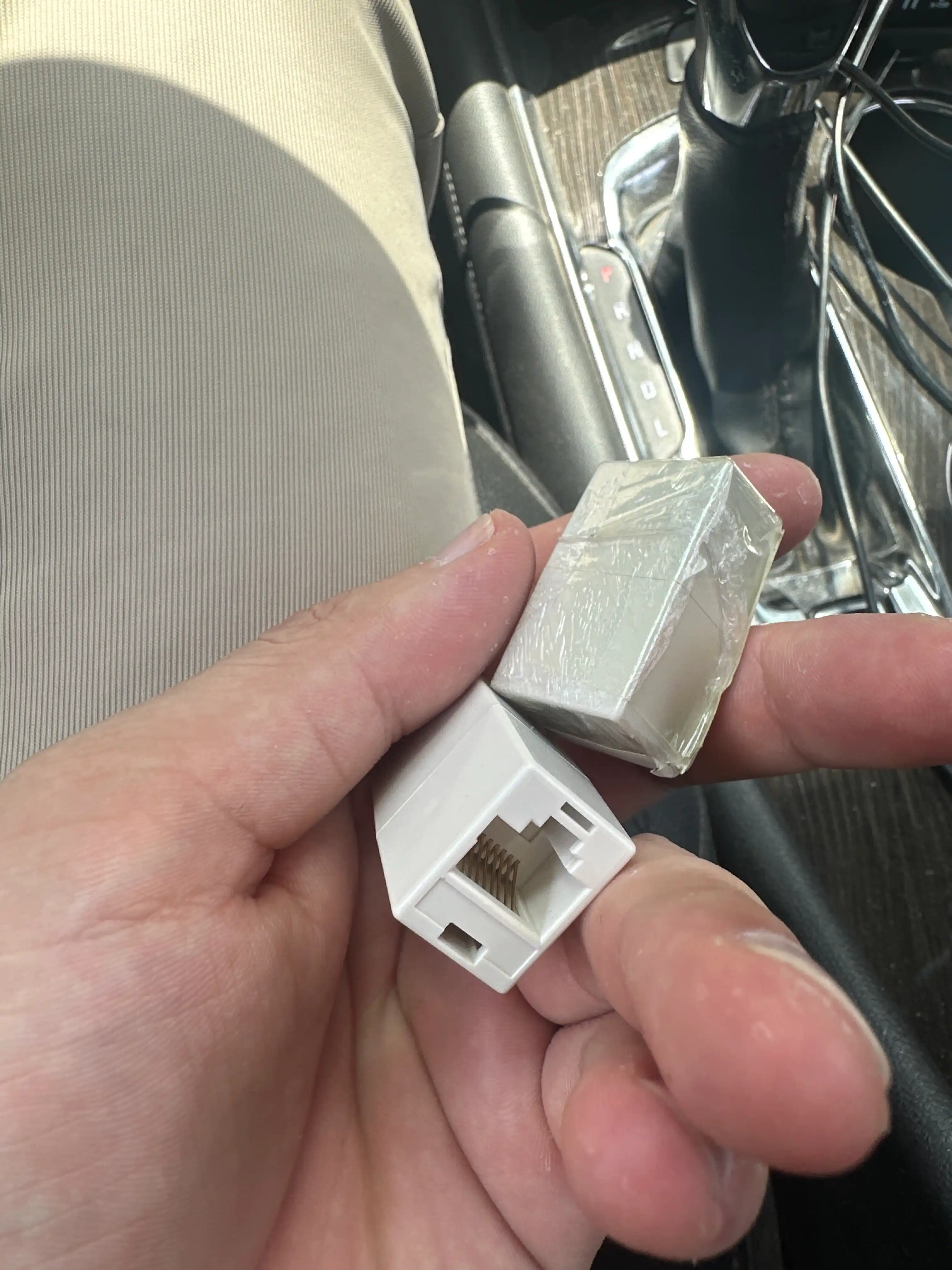 LAN o'tish adapteri RJ45 Internet kabelini ajratuvchi, tarmoq va Internet kabelini ulash