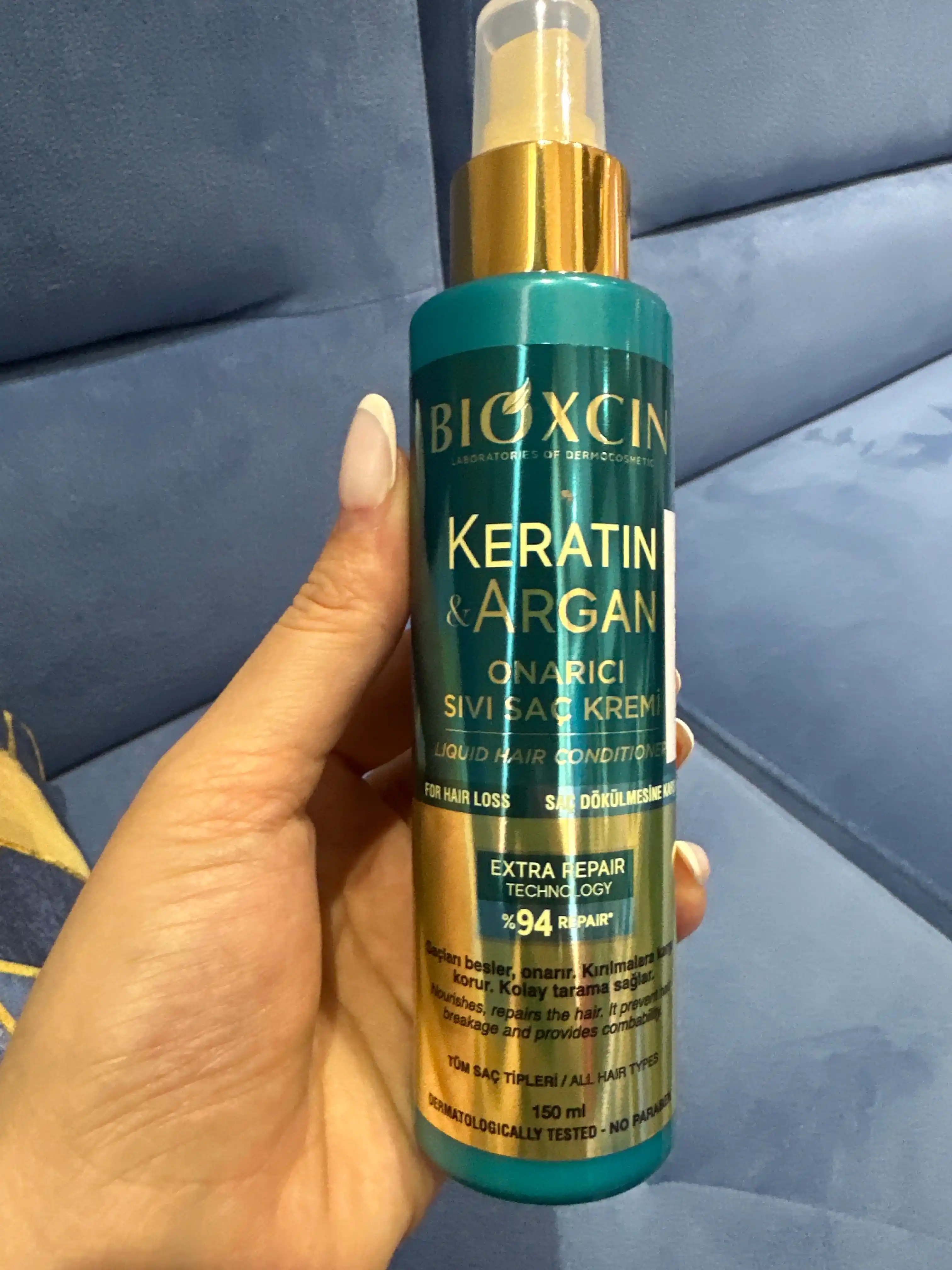 Soch spreyi BIOXCIN, keratin va argan