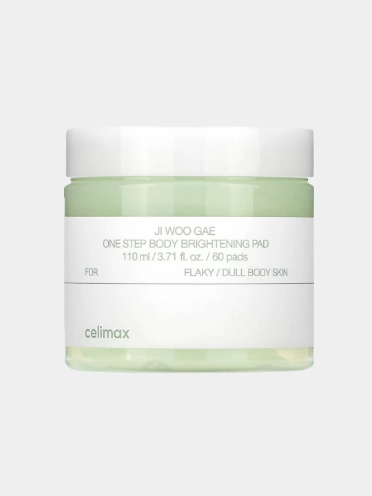Tana uchun tiniqlashtiruvchi pedlar Celimax Ji Woo Gae One Step Body Brightening Pad - 