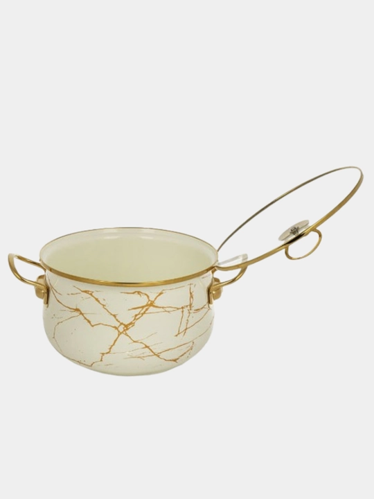 Emallanchan sho'rva qozoni, 18 * 11.5 sm - 2.0 litr, 28 * 17 sm - 8.0 litr