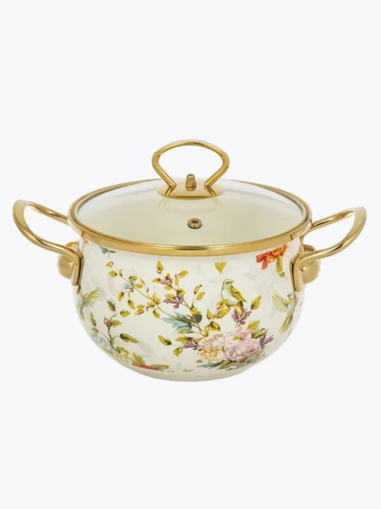 Emallanchan sho'rva qozoni, 18 * 11.5 sm - 2.0 litr, 28 * 17 sm - 8.0 litr