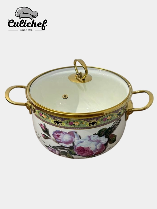 Emallanchan sho'rva qozoni, 18 * 11.5 sm - 2.0 litr, 28 * 17 sm - 8.0 litr