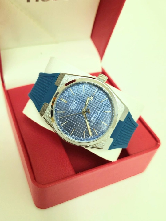 Мужские наручные часы TISSOT, каучуковый ремешок, в подарочной упаковке
