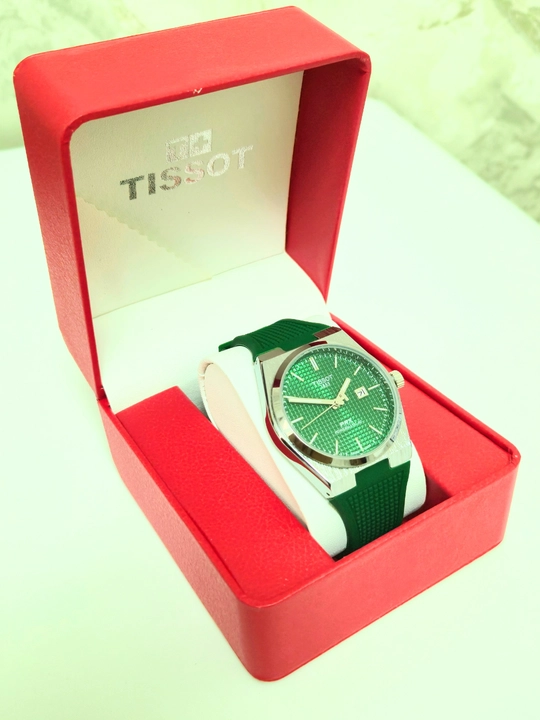Мужские наручные часы TISSOT, каучуковый ремешок, в подарочной упаковке
