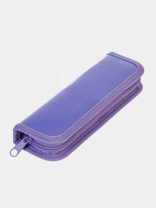 Hatber NEWtone PASTEL Lavanda penali, chaqmoqdan 1 bo‘lim, 190x60 mm - 