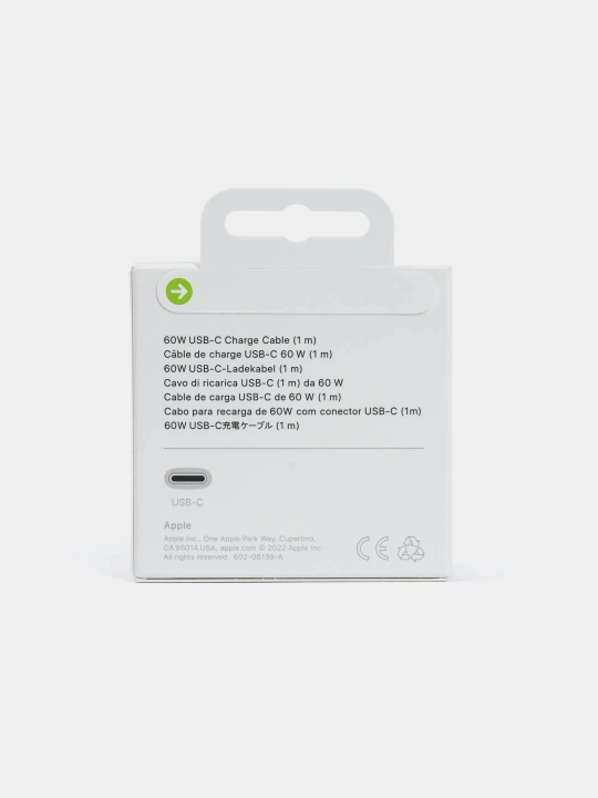 Кабель от производителя Apple 60W USB-C / USB-C to Lightning 1 м, для всех гаджетов