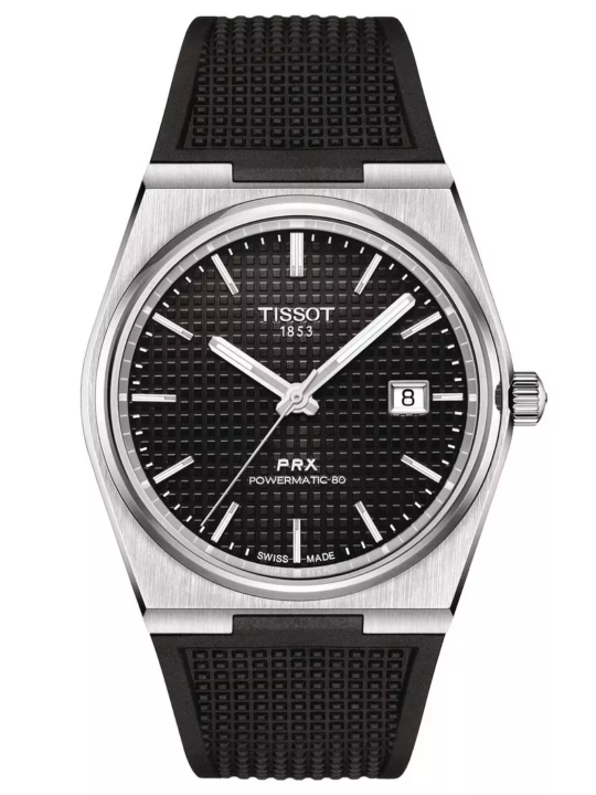 Мужские наручные часы TISSOT, каучуковый ремешок, в подарочной упаковке