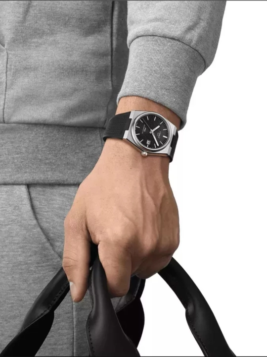 Мужские наручные часы TISSOT, каучуковый ремешок, в подарочной упаковке