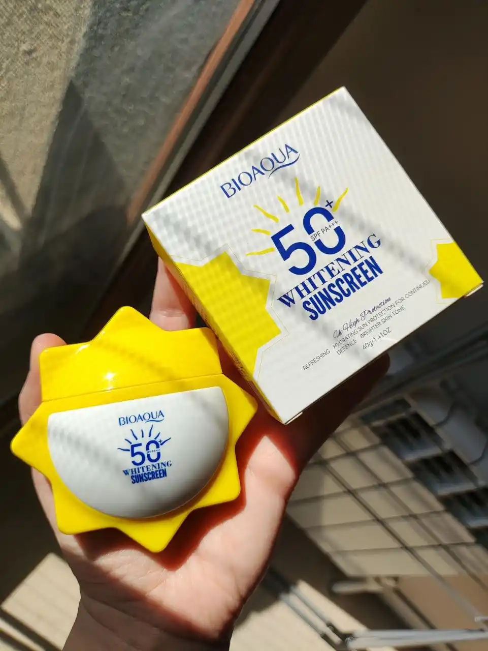 Солнцезащитный крем для лица Spf 50+ Bioaqua, 40 г