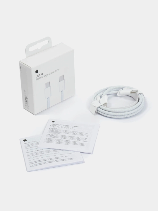 Кабель от производителя Apple 60W USB-C / USB-C to Lightning 1 м, для всех гаджетов