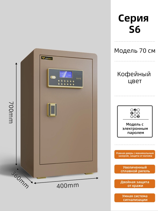 Aqilli seyf – Wi-Fi, barmoq izi, kalit, parol va signalizatsiyali!