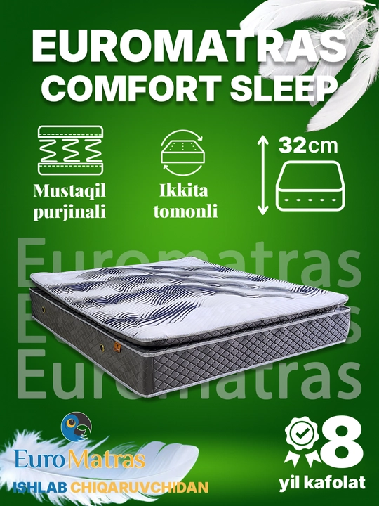 ComfortSleep – пружинный матрас с Memory Topper и Oxygen Foam - 