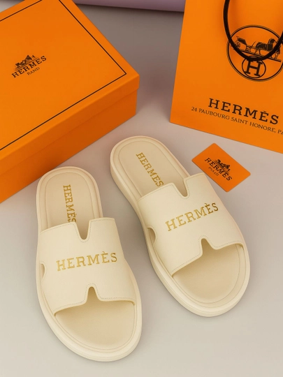 Тапочки женские Hermes, для девочек, для улицы и путешествий — TRENZA-ХЕРМИС-БЕЛЫЙ-36