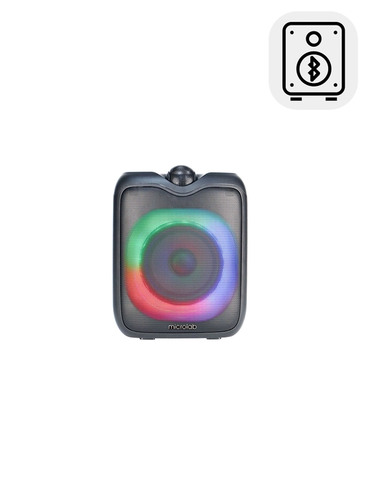 Portativ akustik tizim Microlab PT601w, 20W, Bluetooth 5.0, RGB, Karaoke