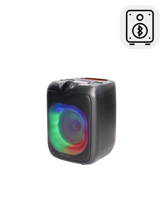 Portativ akustik tizim Microlab PT601w, 20W, Bluetooth 5.0, RGB, Karaoke