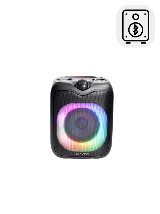 Portativ akustik tizim Microlab PT601w, 20W, Bluetooth 5.0, RGB, Karaoke