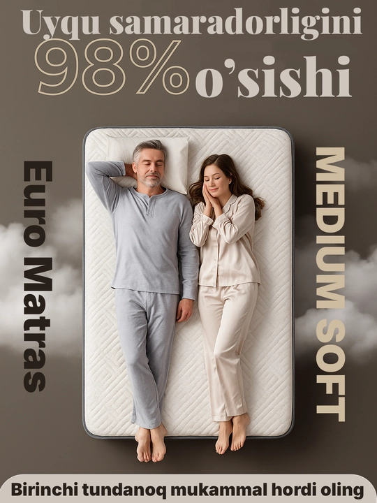 Medium Soft – Беспружинный матрас средней жёсткости