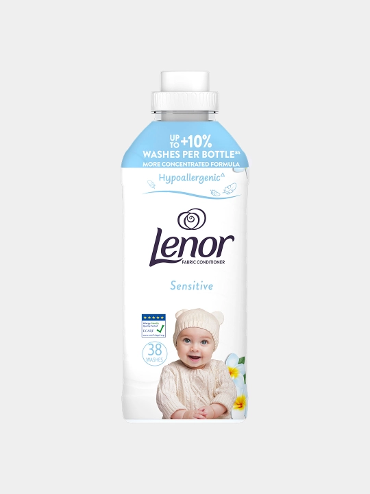 Ichki kiyimlar uchun Lenor konsentrlangan konditsioneri, sezgir teri uchun, 38 ta kir yuvish vositasi, 798 ml