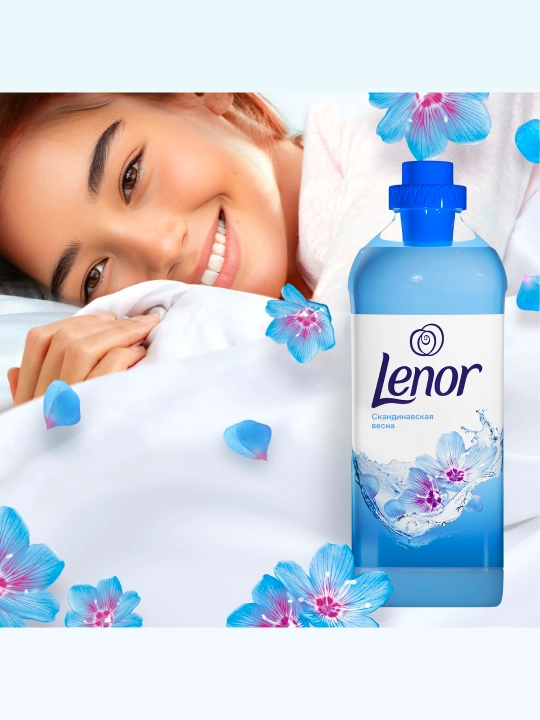 Lenor konsentrlangan kir yuvish konditsioneri, Bahorgi uyg‘onish, 38 kir yuvish, 798 ml