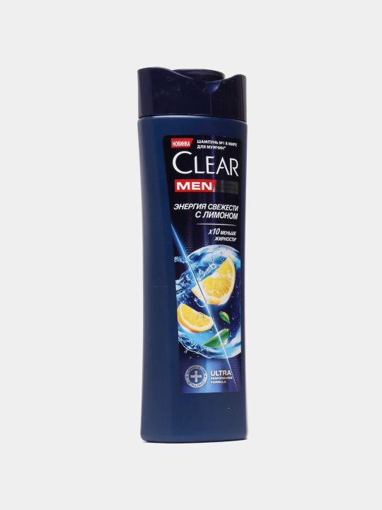 Шампунь для волос Clear Men, энергия свежести с лимоном, 380 мл