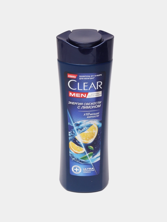 Шампунь для волос Clear Men, энергия свежести с лимоном, 380 мл