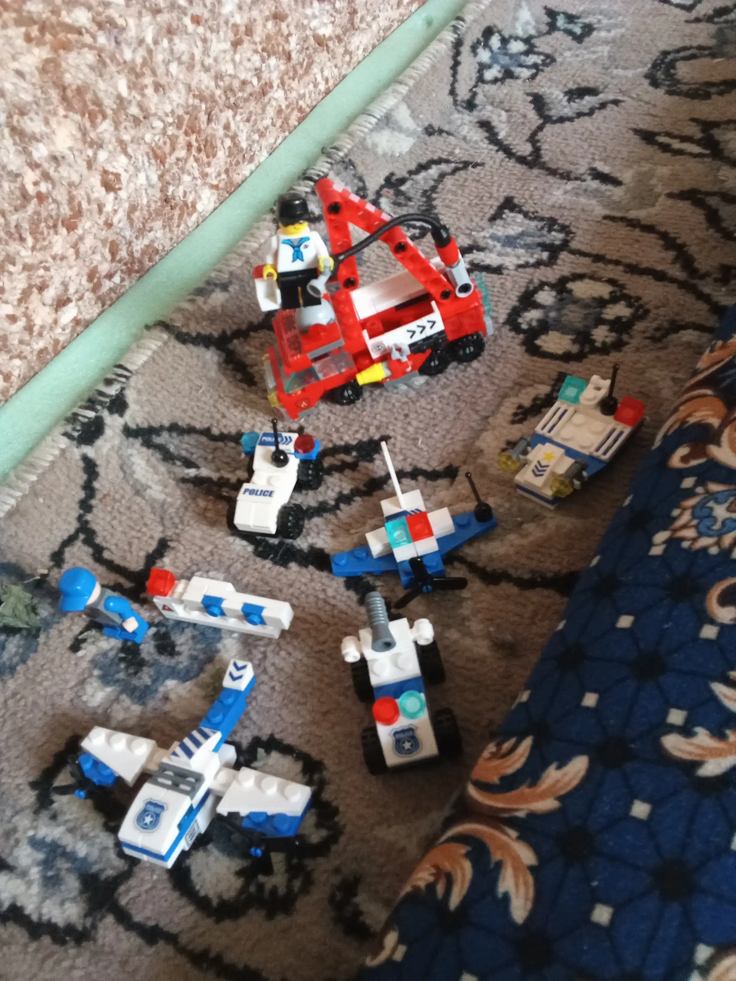 Конструктор 6 в 1, Спасательная техника, совместим с Lego