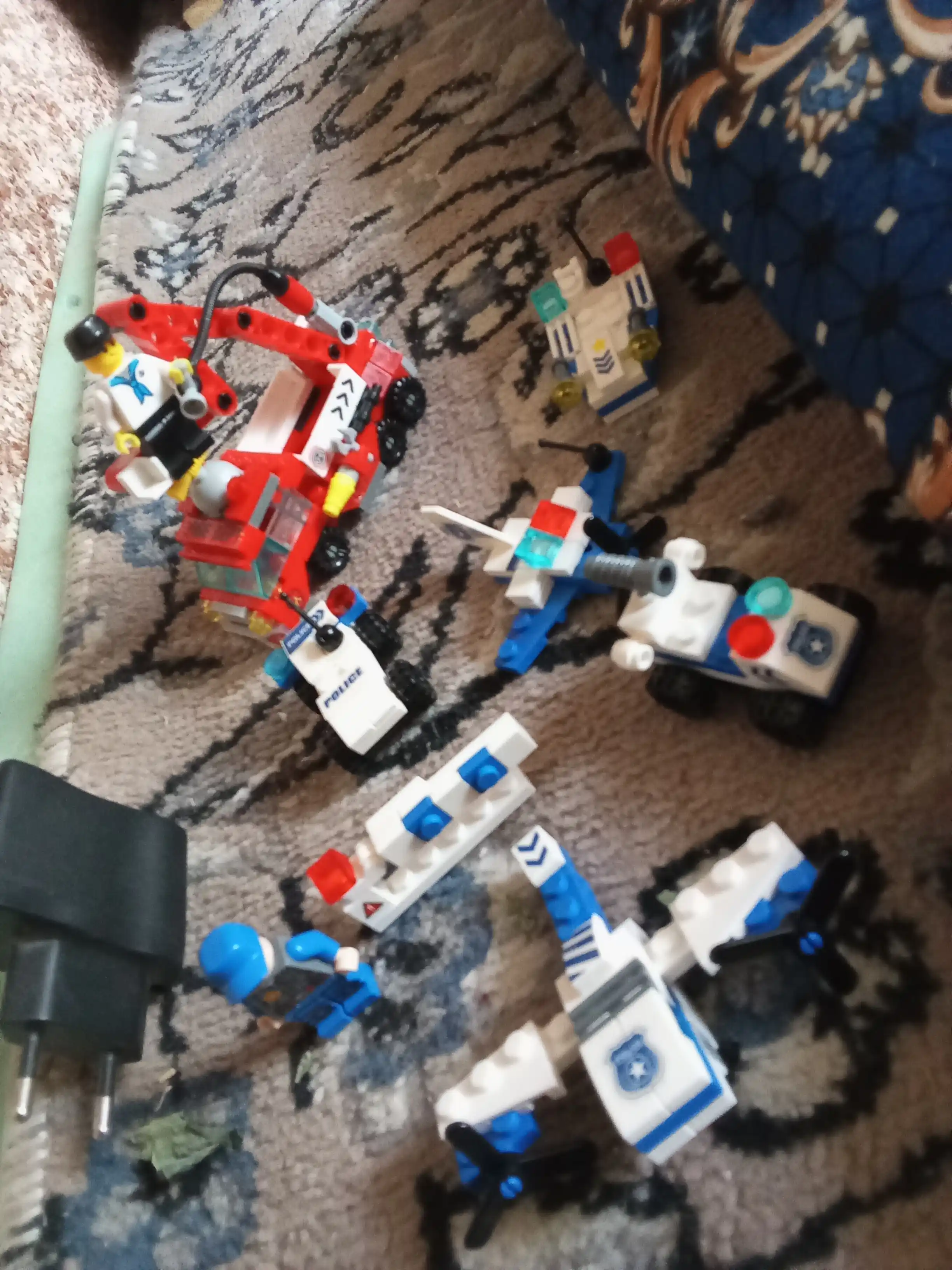 Конструктор 6 в 1, Спасательная техника, совместим с Lego