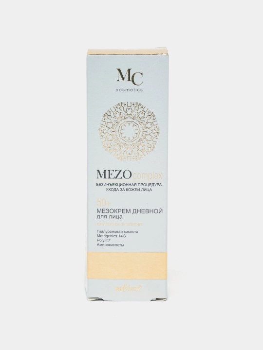 Mezokrem MEZO kompleks yoshartirish kunduzgi 50+, 50 ml, Belita